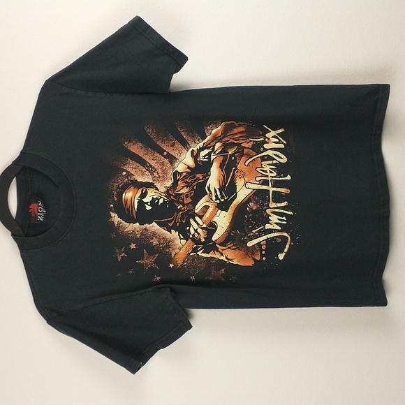 Vintage Zion Rootswear Jimi Hendrix Graphic Short Sleeve Tee Shirt Mens Small - Picture 1 of 6